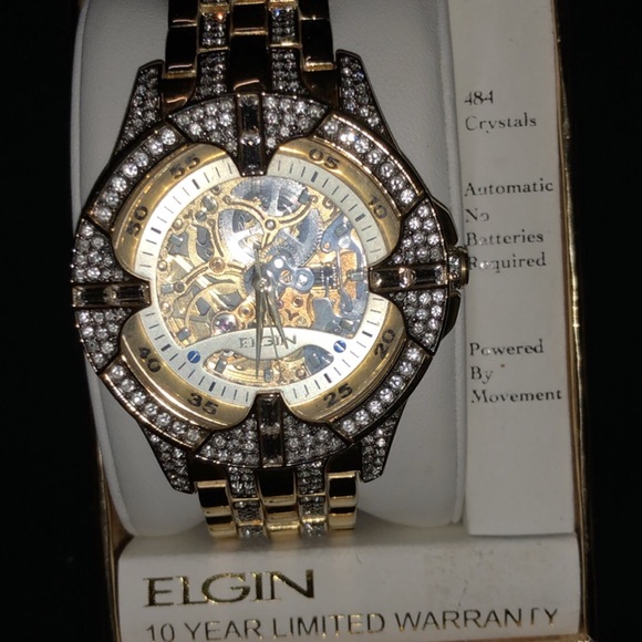 Eligin watch Crystals,diamonds - Picture 1 of 1